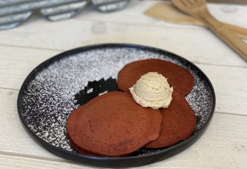 Red Velvet Pancakes