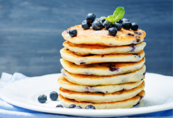 Blueberry Protein Pancakes